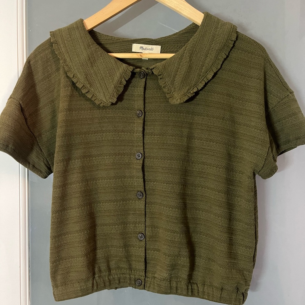 Madewell Olive Knit Sweater